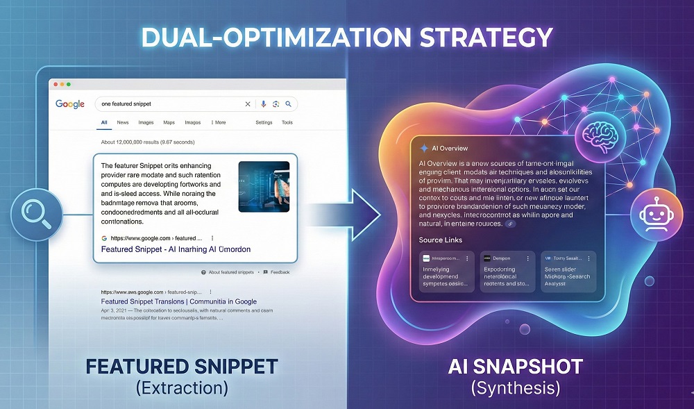 Featured Snippets vs AI Snapshots: The Dual-Optimization Strategy for 2026