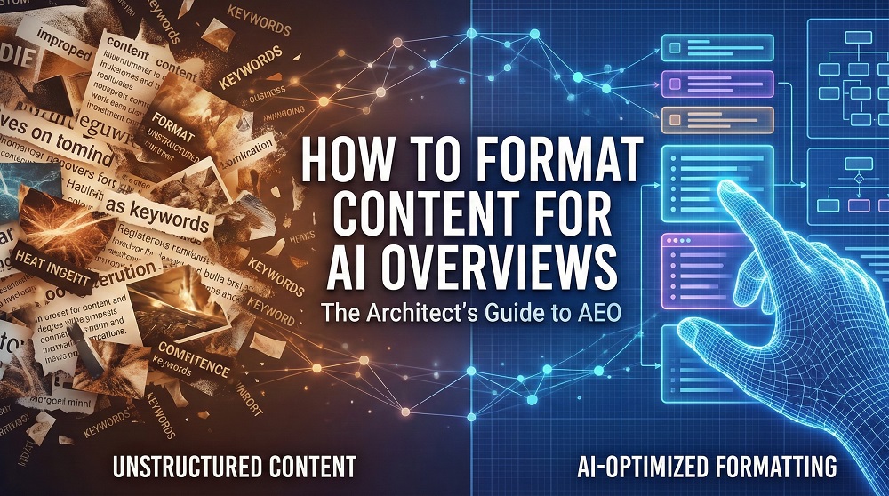 How to Format Content for AI Overviews: The Architect’s Guide to AEO