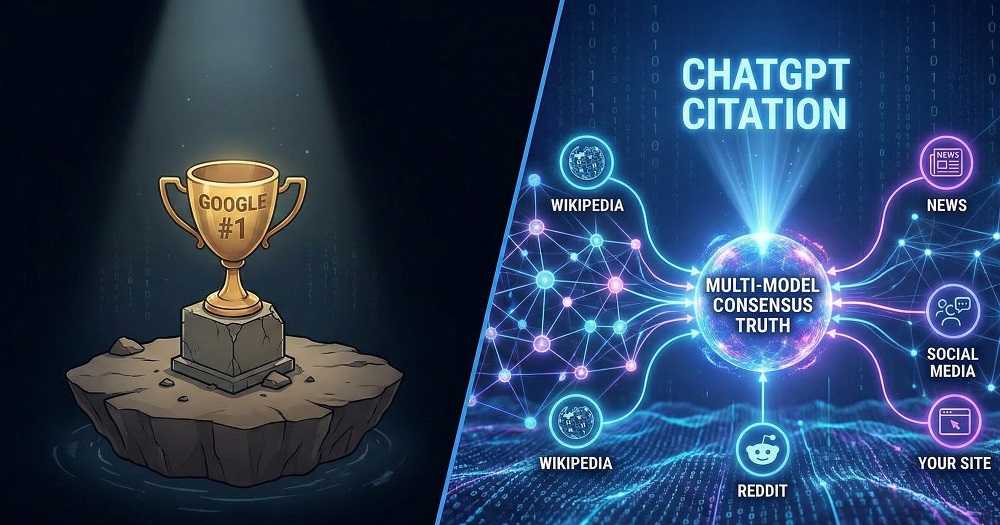 Ranking #1 on Google, Invisible on ChatGPT: Why “Consensus” is the New Keyword