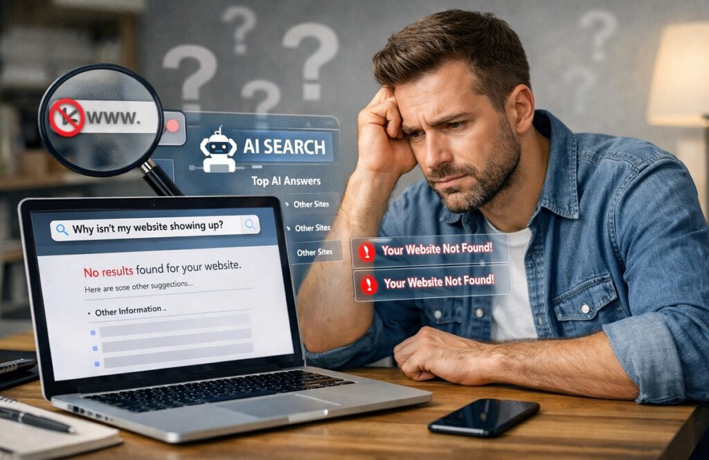 Why My Website is Not Showing in AI Search