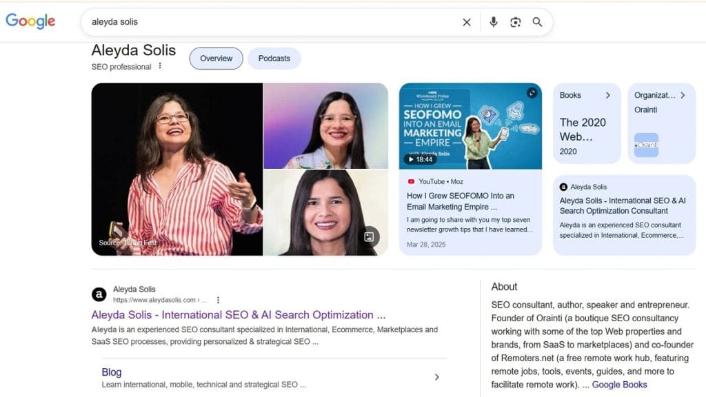 Aleyda Solis - SEO professional

